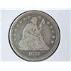 1877 SEATED LIBERTY QUARTER (FINE)