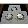 Image 2 : 1959, 60 AND 62 SILVER ROOSEVELT DIMES (PROOF)