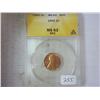 Image 1 : 1955 LINCOLN CENT ANACS MS63 RED