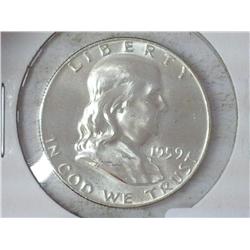 1959 FRANKLIN HALF (UNC)
