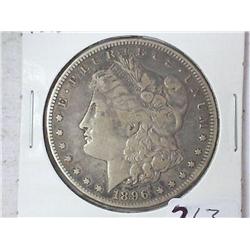 1896-S MORGAN SILVER DOLLAR