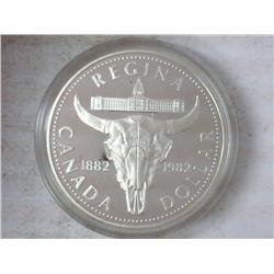 1982 CANADA REGINA DOLLAR (PROOF) .3750 OZ ASW