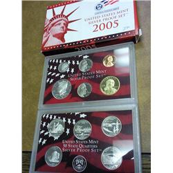 2005 US MINT SILVER PROOF SET