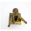 Image 3 : ANTIQUE CONTINENTAL BRONZE & ENAMEL BOY FIGURE