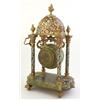 Image 3 : ANTIQUE ONYX & CLOISONNE FRENCH MANTLE CLOCK