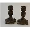 Image 1 : ANTIQUE PAIR OF BRONZE ART NOUVEAU CANDLESTICKS