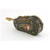 Image 2 : ANTIQUE FRENCH ENAMELED HINGED BOX