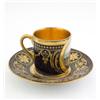 Image 2 : ANTIQUE HAND PAINTED ROYAL VIENNA DEMITASSE SET