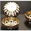 Image 2 : 3 ROYAL CROWN DERBY OCTAGON SHAPED BOWLS