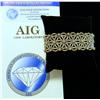 Image 5 : LADIES 14KT WHITE GOLD DIAMOND MESH BRACELET
