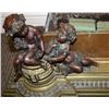 Image 5 : MAGNIFICENT BRONZE FIGURAL FIREPLACE MANTLE