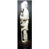 Image 4 : CHINESE IVORY FIGURE OF OLD MAN w WALKING STICK