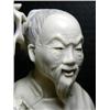 Image 5 : CHINESE IVORY FIGURE OF OLD MAN w WALKING STICK
