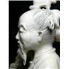 Image 8 : CHINESE IVORY FIGURE OF OLD MAN w WALKING STICK