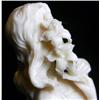 Image 10 : CONTINENTAL IVORY FIGURE DEPICTING WOMAN w FLOWERS