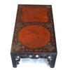 Image 4 : CHINESE M.O.P. & ABALONE WOODEN INLAY TEA TABLE