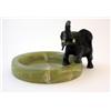 Image 3 : AUSTRIAN BRONZE & ONYX FIGURAL ELEPHANT ASHTRAY