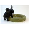 Image 4 : AUSTRIAN BRONZE & ONYX FIGURAL ELEPHANT ASHTRAY