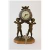 Image 2 : GERMAN BRONZE CLOISONNE ENAMEL CHERUB CLOCK