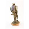 Image 5 : GERMAN BRONZE CLOISONNE ENAMEL CHERUB CLOCK