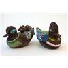 Image 5 : PAIR OF CHINESE ENAMEL & SILVER DUCK FIGURAL BOXES