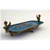 Image 3 : JAPANESE CLOISONNE FOOTED RECTANGULAR TRAY