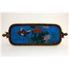 Image 4 : JAPANESE CLOISONNE FOOTED RECTANGULAR TRAY