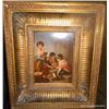 Image 1 : KPM GERMANY PORCELAIN PLAQUE "DICE PLAYERS"