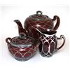 Image 1 : LENOX PORCELAIN TEA SET WITH MAUSER SILVER OVERLAY
