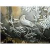 Image 2 : CHINESE STERLING SILVER RAISED BIRDS FOOTED BOWL