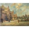 Image 2 : J. SLOMAN OIL PAINTING ON CANVAS OF BUILDING