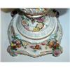 Image 3 : LARGE DRESDEN PORCELAIN FLORAL COVERED URN w STAND