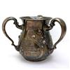 Image 3 : MAUSER STERLING SILVER FLORAL REPOUSSE LOVING CUP