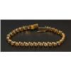 Image 1 : LADIES 14KT YG DIAMOND TENNIS BRACELET 5CTS