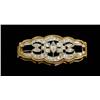 Image 2 : ART DECO 18K YG LADIES DIAMOND PIN BROOCH