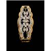 Image 4 : ART DECO 18K YG LADIES DIAMOND PIN BROOCH