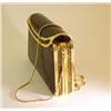 Image 4 : JUDITH LEIBER BROWN SNAKE LEATHER PURSE