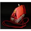 Image 3 : JUDITH LEIBER RED SNAKE LEATHER & CRYSTAL PURSE