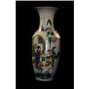 Image 1 : LARGE FAMILLE ROSE PORCELAIN & ENAMEL VASE