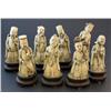 Image 1 : 8 CARVED ORIENTAL IVORY MAN & WOMAN FIGURES