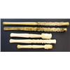 Image 3 : LOF OF 5 ORIENTAL DRAGON IVORY CIGARETTE HOLDERS