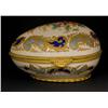 Image 1 : LIMOGE FRENCH PORCELAIN EGG SHAPED BOX