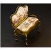 Image 4 : AUSTRIAN BRONZE ENAMELED MINIATURE SETTEE
