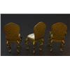 Image 3 : 3 AUSTRIAN BRONZE ENAMELED MINIATURE CHAIRS