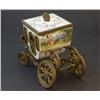 Image 2 : AUSTRIAN BRONZE ENAMELED MINIATURE CARRIAGE
