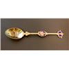 Image 9 : 16 SILVER & ENAMEL SOUVENIER COUNTRY SPOONS