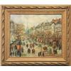 Image 1 : I. ARENS OIL PAINTING ON CANVAS OF PARIS STREET