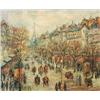 Image 2 : I. ARENS OIL PAINTING ON CANVAS OF PARIS STREET