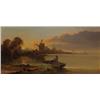 Image 2 : E.C. WILLIAMS OIL PAINTING ON CANVAS OF LAKE