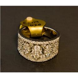 14KT LADIES WG DIAMOND BAND 1.50CT